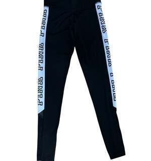 Victoria's Secret PINK Ultimate Yoga Legging Black/White Logo size x small